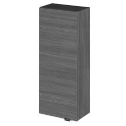 Hudson Reed Fusion 300mm Wall Unit - Anthracite Woodgrain