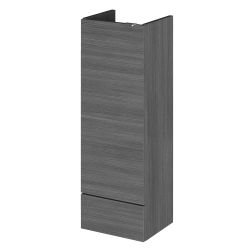 Hudson Reed Fusion Slimline 300mm Fitted Base Unit - Anthracite Woodgrain
