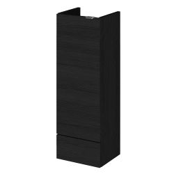 Hudson Reed Fusion 300mm Fitted Base Unit - Charcoal Black Woodgrain