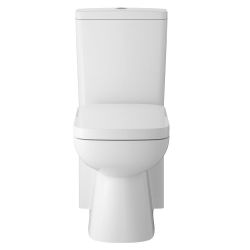 Hudson Reed Arlo Compact Flush to Wall Pan with Cistern & Soft Close Seat
