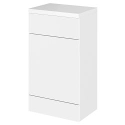 Hudson Reed Fusion Gloss White 500mm WC Unit & WC Top