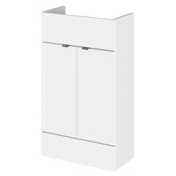Hudson Reed Fusion Slimline 500mm Fitted Vanity Unit - Gloss White