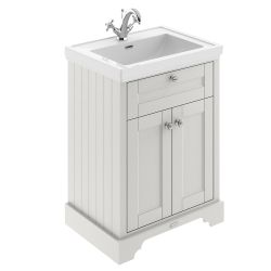 Hudson Reed Old London 800mm 2 Door Vanity Unit & 0TH Classic Basin - Timeless Sand