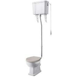 Hudson Reed Richmond Comfort Height High Level Pan with Cistern & Flush Pipe Kit