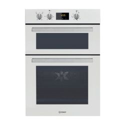 Indesit Aria Built In Electric Double Oven IDD 6340 WH - White