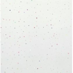 Kartell PVC Wall Panel 2400mm High X 1000mm Width X 10mm Depth - White Rainbow Drop