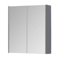 Kartell Options 600mm 2 Door Mirrored Cabinet  - Basalt Grey