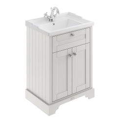 Hudson Reed Old London 600mm Cabinet & 1TH Basin - Timeless Sand