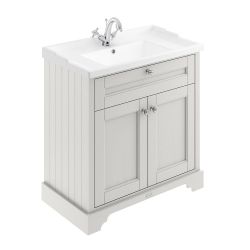 Hudson Reed Old London 800mm Cabinet & 1TH Basin - Timeless Sand