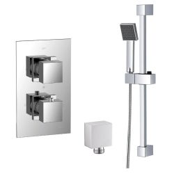 Noveua Mayfair Concealed Thermostatic Shower Valve with Sliding Rail Kit