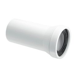 McAlpine WC-CON3 110mm Straight Rigid Adjustable Plain End WC Connector