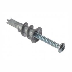 Metal Cavity Wall Anchor with Speed Plug & 4.5mm x 35mm Screw