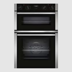Neff N50 Built In Double Electric Oven U1ACE5HN0B - Stainless Steel/Black
