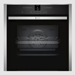 Neff N70 Built In CircoTherm Single Electric Oven B17CR32N1B - Stainless Steel/Black