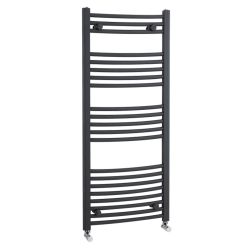 Nuie Anthracite Curved 1150 x 500mm Ladder Rail