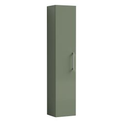 Nuie Arno 300mm Wall Hung Tall Unit - Satin Green