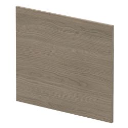 Nuie Arno Square Shower Bath End Panel 700mm - Grey Vicenza Oak