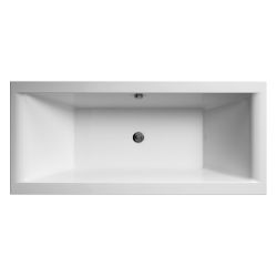 Nuie Asselby 1700mm x 750mm Square Double Ended Bath