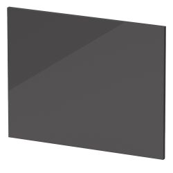 Nuie Square MFC 700mm Bath End Panel - Gloss Grey