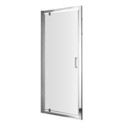 Nuie Ella 800mm Pivot Shower Door - Square Handle