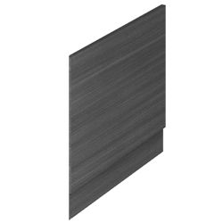 Nuie Square MFC 700mm Bath End Panel - Anthracite Woodgrain