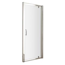 Nuie Pacific 700mm Pivot Shower Door - Rounded Handle