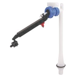 Opella Plastic 1/2" Float Valve With Adjustable Arm - Bottom Entry