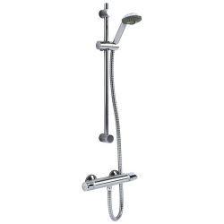 Inta Plus Thermostatic Shower with Sliding Rail Kit and Fast Fix Brackets