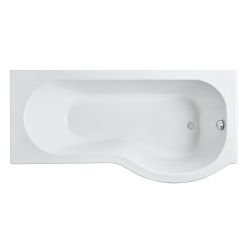 Nuie P-Bath 1700 x 850mm Right Hand Bath