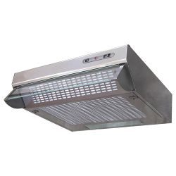 Prima 60cm Wall Mounted Visor Cooker Hood PRCH400 - Silver