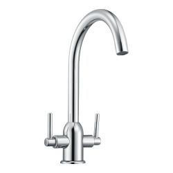 Prima Albany 1 Tap Hole Dual Lever Sink Mixer - Chrome