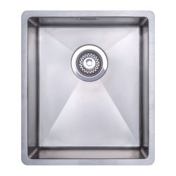 Prima R10 Compact Stainless Steel Inset / Undermount Sink with 1 Bowl & Waste 340mm