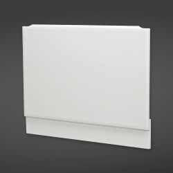 RAK 800mm MDF End Bath Panel - High Gloss White