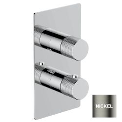 RAK Amalfi Single Outlet Concealed Thermostatic Shower Valve - Nickel