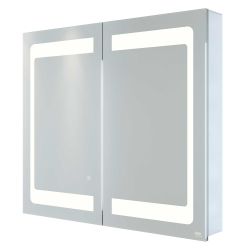 RAK Aphrodite 800mm x 700mm Touch Sensor 2 Door LED Mirrored Cabinet with Shaver Socket