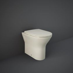 RAK Feeling Back To Wall Rimless Toilet & Soft Close Toilet Seat - Matt Greige