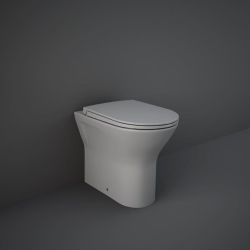 RAK Feeling Back To Wall Rimless Toilet & Soft Close Toilet Seat - Matt Grey