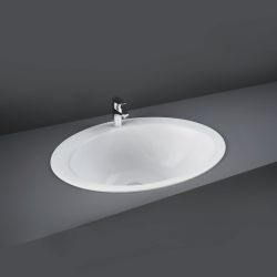 RAK Jessica 53cm Over Counter Wash Basin 1 Tap-Hole With No Overflow 