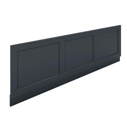 RAK Washington 1700mm Front Bath Panel with Adjustable Plinth - Black