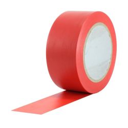 Red PVC Tape 50mm x 33m Roll