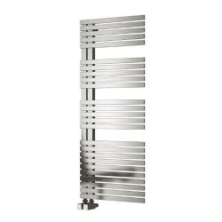 Reina Entice 770mm x 500mm Stainless Steel Towel Radiator - Brushed