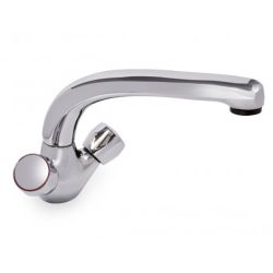 Roma Consort 1 Tap Hole Sink Mixer with Cast Spout