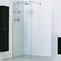 Roman Haven Select 8mm Glass to Glass Front Wetroom Panel 1100mm - Chrome