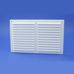 Rytons 9" x 6" Louvre Vent Grille White