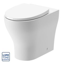 Serene Arline Rimless Back to Wall Toilet & Soft Close Seat