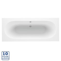 Serene Feng Supercast Round Double Ended Bath & Legs 1800mm x 800mm - White