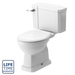 Serene Florence Close Coupled Toilet & Standard Soft Close Seat