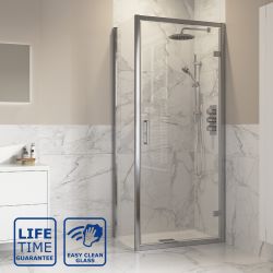 Serene Optimum Hinged Shower Door 760mm