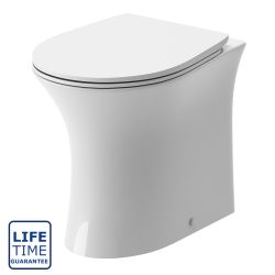 Serene Turin Rimless Back to Wall Toilet & Soft Close Seat