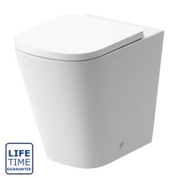 Serene Valencia Rimless Back to Wall Toilet And Soft Close Seat